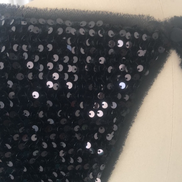 Black Velvet sequin dress. - Picture 7 of 12